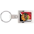 Chicago Blackhawks Domed Metal Keychain