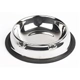 Mayfield Stainless Steel Embossed Cat Bowl 11cm