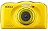 Nikon Coolpix S33 Digitalkamera (13,2 Megapixel, 3-fach opt. Zoom, 6,9 cm (2,7 Zoll) LCD-Display, USB 2.0, bildstabilisiert) gelb