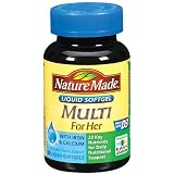 Nature Made Multi For Her with Iron & Calcium, Liquid Softgels, 60 ct.