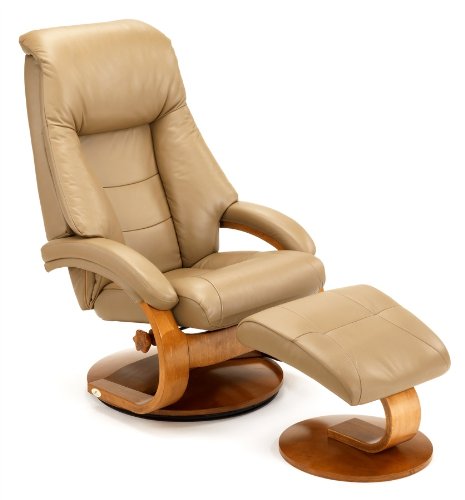 Sand Leather Reclining Chair - Mac Motion - V58-LO3-24-103