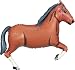 Brown Horse Balloon 43in
