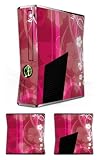 Design Skins for Microsoft Xbox 360 Slim - Pink Flower Design Folie