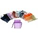 12 Organza Drawstring Pouches Gift Bags Assorted Colors