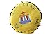 Copa Judaica Chewish Treat 9 by 9-Inch Hannukkah Gelt Squeaker Plush Dog Toy, Large, Multicolor