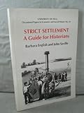 Strict settlement : a guide for historians