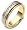 5.5mm 14 Karat Yellow Gold & Titanium 8 Diamond Wedding Band - 12.5