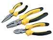 FK Automotive FKTO011027 Zangen Set 3-teilig mit Kombizange, Flachzange und Seitenschneider
