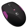 Logitech M345 Maus schnurlos schwarz-lila