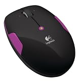 Logitech M345 Maus schnurlos schwarz-lila