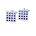 Square Grid Effect Fashion Cufflinks 7873