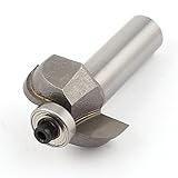 uxcell 面取りルータービット 12.7mmシャンク径 19.04mm切削直径 エンドベアリング