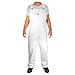 Rugged Blue Painter Bib Overalls | Men's Overalls | Lightweight Overalls Made of Durable Cotton with Triple-Stitched Seams & Flat Sewn Inseams | Includes Roomy Pockets | White