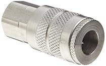 Dixon DC20S Stainless Steel 303 Air Chief Industrial Interchange Quick-Connect Hose Fitting, 1/4
