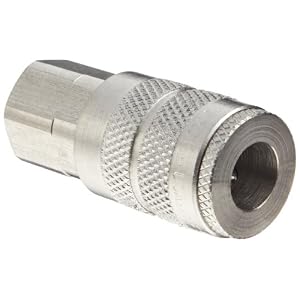 Dixon DCP17S Stainless Steel Quick-Connect Plug - 1/2" NPT Male Air Hose Fitting