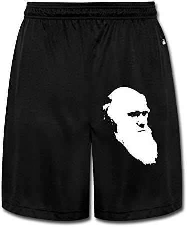 GLK300 Geek Charles Darwin Shorts Training Pants For Mens Size XL Black