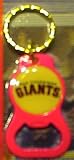 San Francisco Giants Pink Bottle Opener Key Ring
