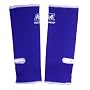 Muay Thai Standard Ankle Supports - Blue with White Trim