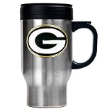 Green Bay Packers 16oz Stainless Steel Travel Mug (Primary Logo)