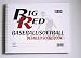 2 Pack! Big Red Detailed Baseball/Softball Scorebook - 11 Player Version