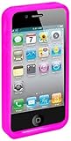 CellAllure Bumper Silicon Protector Phone for iPhone 4 (Pink)