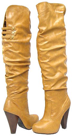 Brenda29 Slouchy Over The Boots TAN