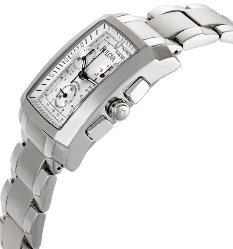 Bulova Classic Chronograph Stainless Steel Mens Watch 63F24