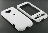 Young Micro Branded HTC T-Mobile G1 Google Cell Phone Rubberize Textured White Snap-On Case Cover with Removable Swivel Belt Clip Bundled with Screen Protector