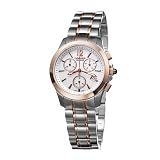 Golana Swiss Women's AU250-2 Aura Two Tone Stainless Steel Chronograph Watch