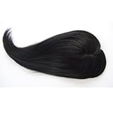 Remy Human Hair Mono Hairpiece, Closure, Silk Top Hair Piece Y-1b#, Straight Durable