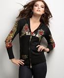 Ed Hardy Love Kills Slowly Zip-Up Hoodie Sweater