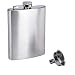 SE 8 oz. Stainless Steel Hip Flask and Funnel
