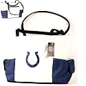 Indianapolis Colts Purse / Handbag (White & Blue Tipped, 15" x 9")