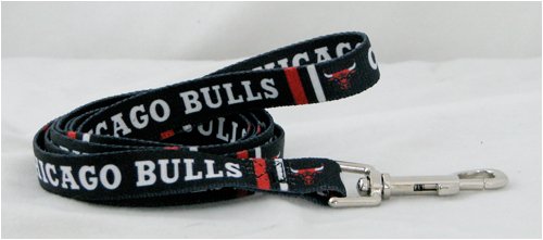 Chicago Bulls NBA dog pet sport lead leash LG 1" web