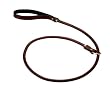 Mendota 4' Rolled English Bridle Leather Slip Lead