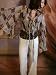 $1340 New GAULTIER Yellow Brown Purple Silk Tie Top 10 / 44