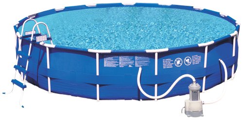 Intex 56942GS - Metall-Frame-Pool-Set circa 457 x 91 cm mit Pumpe