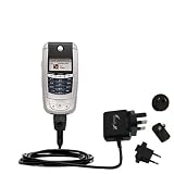 International Wall / AC Charger for the Motorola A780 - Gomadic Brand w/ TipExchange Technology