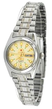 Orient #BNQ1X003C Women's Tri Star Champagne Dial Automatic Watch