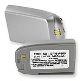 Replacement Battery For SAMSUNG SPH-A660/VI660 - LI-ION 1400mAh SPHVI660