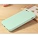iPhone 5 & 5S Jelly Case, ANLEY Candy Fusion Series - [1.5mm Slim Fit] [Shock Absorption] Classic Jelly Silicone Case Soft Cover for iPhone 5 & 5S (Mint Green) + Free Ultra Clear Screen Protector Film