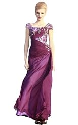 Maternity Chiffon/Taffeta/Tulle Lace Beaded Applique Crystals Crystal Evening Dress/Wedding Dress 