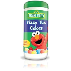 Sesame Street Fizzy Tub Color Tablets - 10.4 oz.