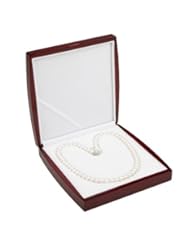 AAA 7.5-8mm White Freshwater Cultured Pearl Necklace 20in Regal