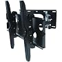 SWIVEL TILT Wall Mount - Black - BRACKET with CANTILEVER PULL OUT EXTENSION ARM for SANYO CE26LD90-B 26 inch LCD TV Flat Panel HD Ready Screen