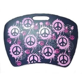 Peace Symbol Theme Lap Desk with Pillow by TCFG