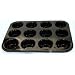 Professional 12 Cup Muffin Tin by WellBake Silicone Cookware.  Heavy Duty Non-Stick Silicone + 10 Year Guarantee