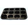Silicone Bakeware Professional 12 Cup Muffin Tin by WellBake.  Heavy Duty Non-Stick Silicone + 10 Year Guarantee