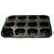 Silicone Bakeware Professional 12 Cup Muffin Tin by WellBake.  Heavy Duty Non-Stick Silicone + 10 Year Guarantee