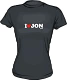 I Heart (Love) Jon Womens Tee Shirt in 6 Colors Small thru XXL